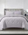 Stratford Park Arelia Geometric 7-pc. Comforter Set, Queen In Purple
