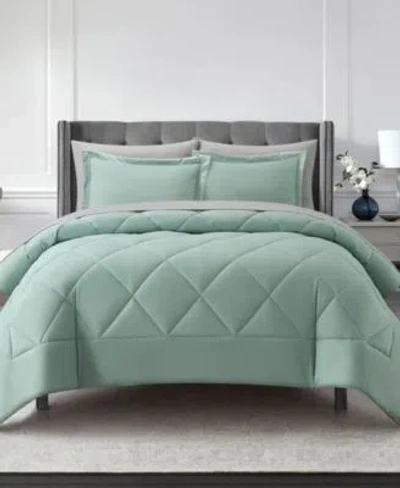 Stratford Park Arelia Geometric Comforter Sets In Green