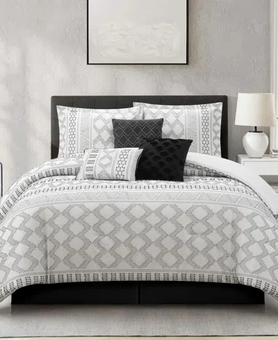 Stratford Park Ariana Geometric 7-pc. Comforter Set, Queen In Multi