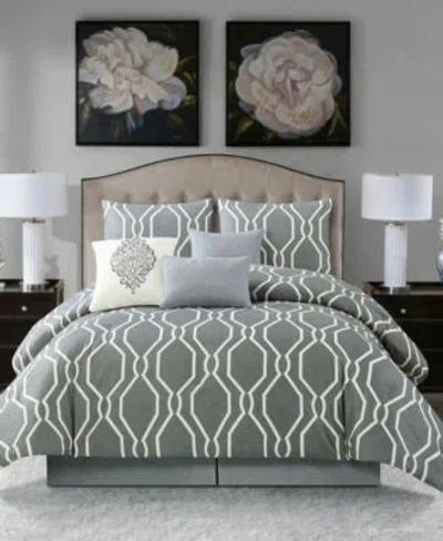 Stratford Park Arlet Geometric Comforter Sets In Grey