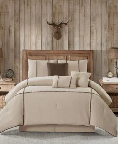 Stratford Park Arvada Solid Cabin Style Comforter Sets In Brown