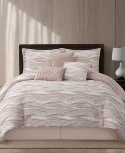 Stratford Park Asava Textured Comforter Sets In Pink