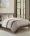 Stratford Park Briar Sherpa 3-pc. Comforter Set, King In Grey
