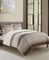 Stratford Park Briar Sherpa Sherpa Comforter Sets In Grey