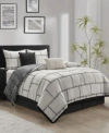 Stratford Park Brickridge Reversible Comforter Sets In Black