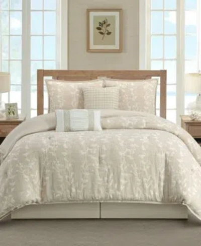Stratford Park Desia Leaves Comforter Sets In Gray