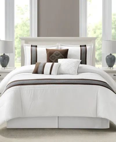 Stratford Park Durango Stripes 7-pc. Comforter Set, King In Multi