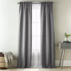 Stratford Park Erin Rod Pocket Light-filtering Set Of 4 Curtain Panel In Gray