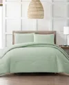 Stratford Park Felicia Stripes 3-pc. Comforter Set, King In Sage