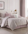 Stratford Park Fraidy Cotton Jacquard Comforter Sets In Blush