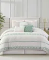 Stratford Park Genoa Geometric 7-pc. Comforter Set, Queen In Multi