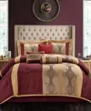 Stratford Park Kath 7-piece Comforter Set, California King In Wine