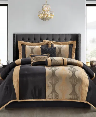 Stratford Park Kath 7-piece Comforter Set, King In Gold