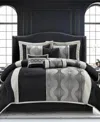 Stratford Park Kath 7-piece Comforter Set, King In Silver