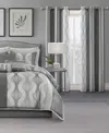 Stratford Park Kath Geometric 15-pc. Comforter Set, Queen In Gray