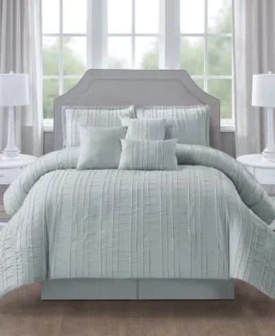 Stratford Park Katniss Stripe Comforter Sets In Gray