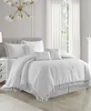 Stratford Park Kilanny Floral 7-pc. Comforter Set, California King In White