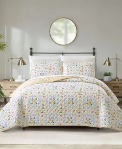 Stratford Park Maggie Floral 7 Piece Quilt Sets In Yellow