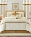 Stratford Park Marisella Leaves 9-pc. Comforter Set, California King In Gold
