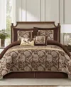 Stratford Park Mollybee 7-piece Comforter Set, Queen In Brown