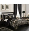Stratford Park Mollybee 7 Piece Comforter Set In Red Gold