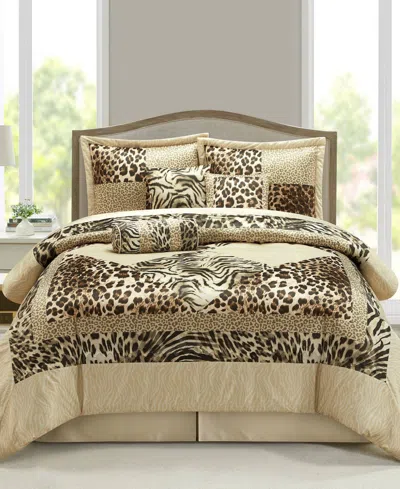 Stratford Park Nanshing Genoa 7-piece California King Comforter Set In Gold