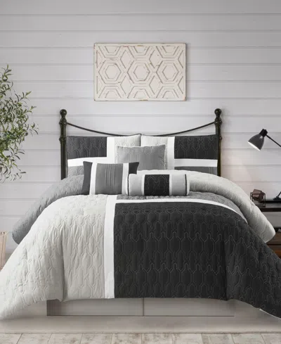 Stratford Park Natalia Colorblock 7-pc. Comforter Set, King
