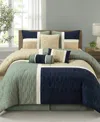 Stratford Park Natalia Colorblock 7-pc. Comforter Set, Queen