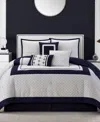 Stratford Park Navina Geometric 7-pc. Comforter Set, King In Multi