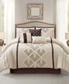 Stratford Park Oliver 7-piece Comforter Set, Queen