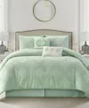 Stratford Park Prissa Medallion 6-pc. Comforter Set, Queen In Green