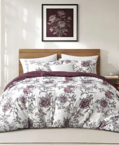 Stratford Park Rita Floral 3 Pc. Comforter Sets In Purple