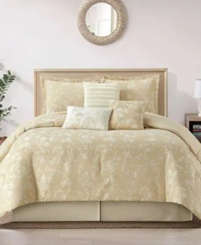 Stratford Park Sahira Floral Comforter Sets In Gold