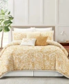 Stratford Park Sendy Floral Comforter Sets In Yellow