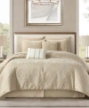 Stratford Park Sheridan Damask 10-pc. Comforter Set, California King In Gold
