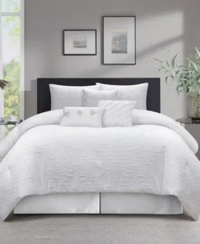 Stratford Park Slavia Leaves Comforter Sets In White