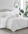Stratford Park Tessa 7 Piece Comforter Set In White