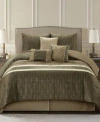 Stratford Park Trinity Geometric Comforter Sets In Brown