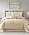 Stratford Park Velveeta Damask 7-pc. Comforter Set, Queen In Gold