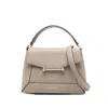 Strathberry Logo-print Tote Bag In Gray