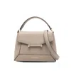 Strathberry Logo-print Tote Bag In Gray