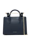 Strathberry Bar-top Chain Tote Bag In Blue