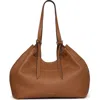 Strathberry Barra Medium Leather Tote Bag In Brown