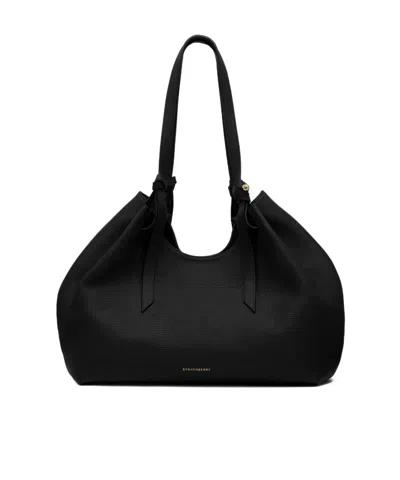 Strathberry Barra Tote In Black