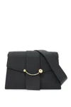 Strathberry Crescent Flap Leather Chain Shoulder Bag