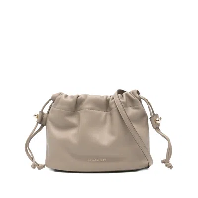 Strathberry Charlotte Clutch Bag In Neutral