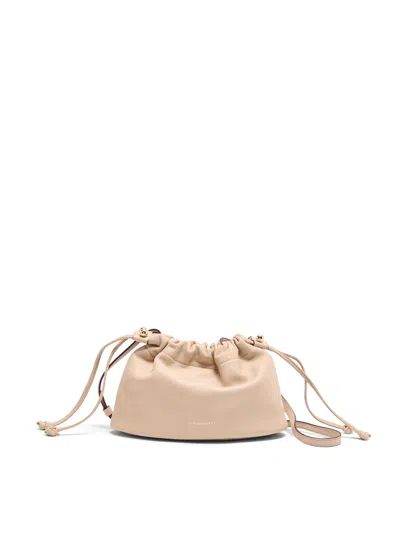 Strathberry Charlotte Drawstring Bag In Oat