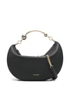 Strathberry Crescent Moon Shoulder Bag In Black