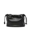 Strathberry Drawstring Bucket Bag In Black
