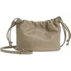 Strathberry Drawstring Leather Crossbody Bag